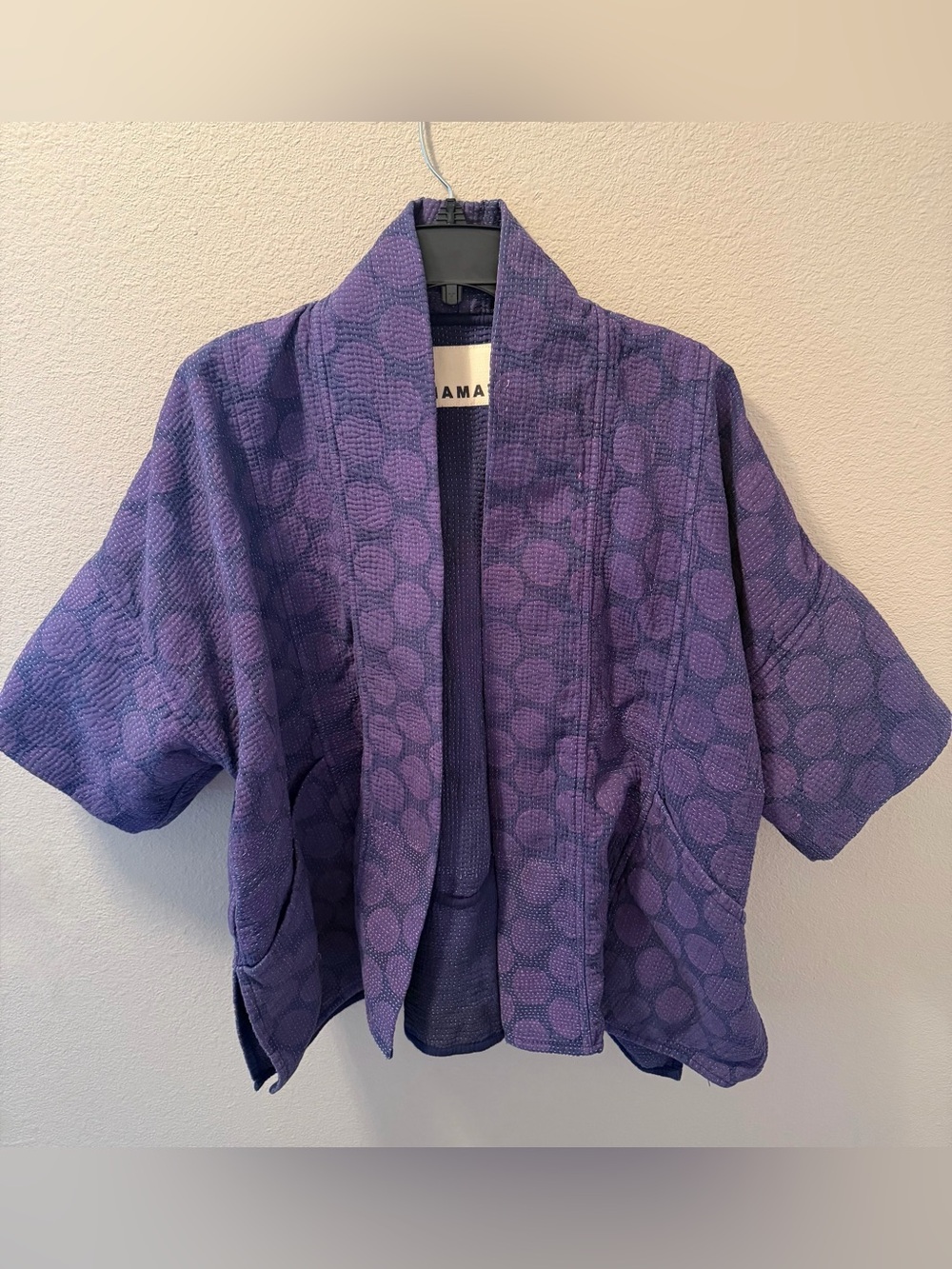 NAMAI Gita Jacket Kantha quilt Indigo Dyed Reversible